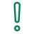 exclamation icon exclamation icon