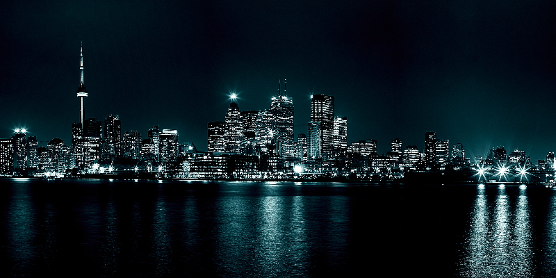 Toronto Night Skyline Toronto Night Skyline