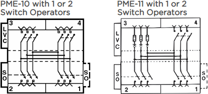 PME-11 com 1 ou 2 operadores de chaves