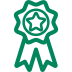 green award ribbon icon green award ribbon icon