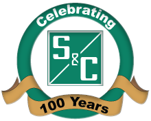 Celebrating 100 years badge