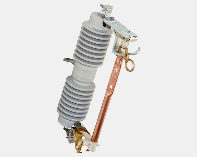 Type X S Fuse Cutout for outdoor distribution 4 point 16 k V through 25 k V fuse cutout, type xs fuse, protection to overhead distribution systems